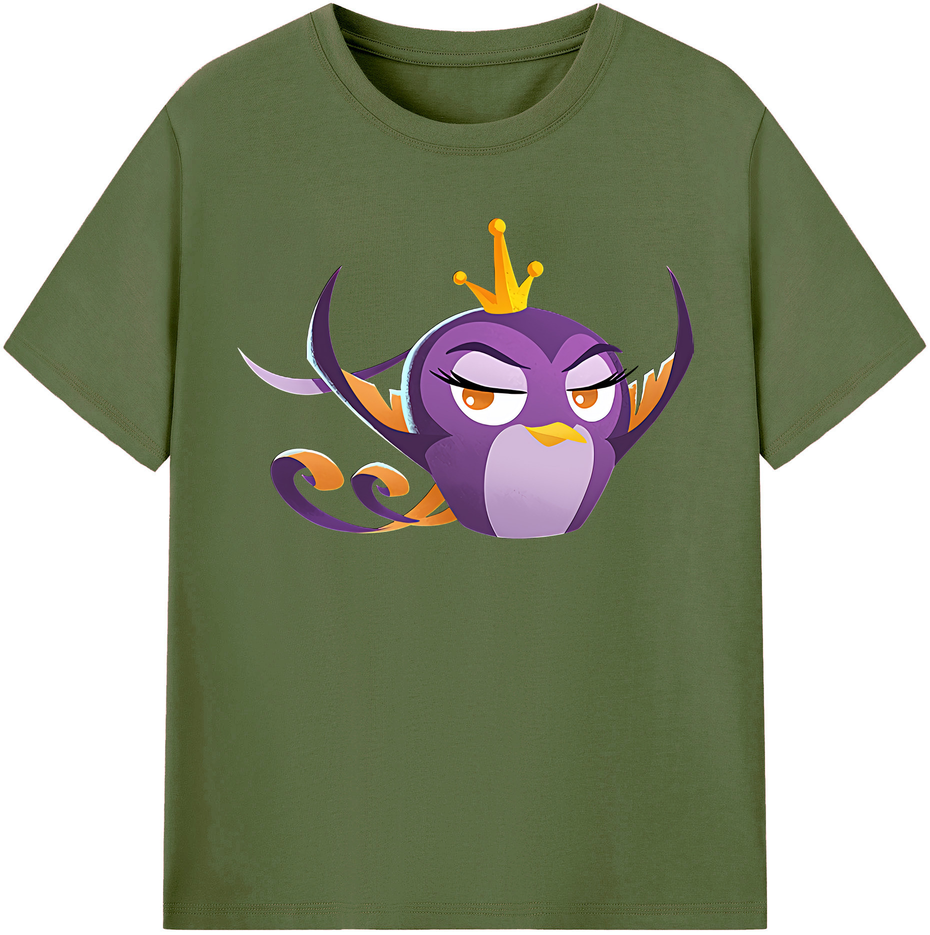 （画像用） Angry Birds アングリーバード 綿100％半袖Tシャツ（フロントプリント）